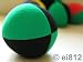 Sports : Jonglierb&auml;lle: HENRYS Beanbag Superior medium, schwarz-gr&uuml;n