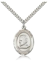 Sterling Silver St. John Bosco Pendant