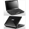 MSI U135-204US 10-Inch Black Netbook - 3 Hour Battery Life
