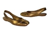 Cole Haan Womens Air Nikki Bronze Metallic Slingbacks