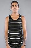 Nixon The Staircase Tank in Black Stripe,Tank Tops for Men