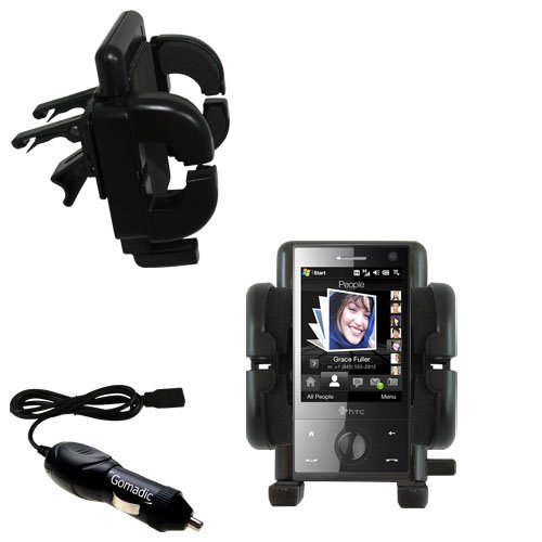 HTC Touch Diamond Pro Auto Vent Holder with Car Charger - Uses Gomadic TipExchange