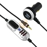 Monster RadioPlay 300 Wireless FM Transmitter for Apple iPhone / Microsoft Zune / 3.5mm MP3 Player - MBL-FM XMTR300 - * BULK PACKAGING* + FREE Headphone Wrap by eForCity