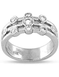 0.25ct tw Contemporary Right Hand Diamond Ring Set in 14k Gold