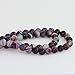 AAA Natural Purple Stripe Agate Gemstone Loose Round Beads 10mm Spacer Beads For Jewelry Making 15.5