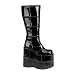 Pleaser Men's Stack-301 Platform Boot,White Patent,6 M US