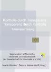 Kontrolle durch Transparenz /Transpar...