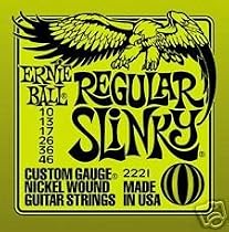 1 set of Ernie Ball Regular Slinky electric Guitar strings