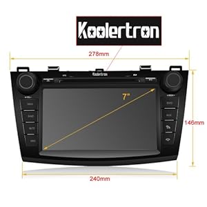 Purchase  Rupse For 2010-2013 Mazda 3 Indash DVD GPS Navigation With dual-core/3Zone POP 3G/WIFI/20 Disc CDC/ DVD Recording/ tooth handsfree / Steering wheel control / Phonebook / Game