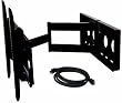 Heavy Duty Swing Arm Wall Mount for Plasma TV LCD Television with free 7 ft HDMI cable MP27B