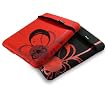 E-volve reversierbare Neopren / Neoprenschutzhülle Hülle Tasche Sleeve case für Notebook / Laptop / Netbook- 'Flare' design - in Größe 10 Zoll / 10