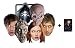 *Mask Pack* Doctor Who Party Face Masks Set of 6 (Dr Who, Amy Pond, Rory, Silent, Weeping Angel and Cyberman) - Includes 6X4 (15X10Cm) Star Photo - Mask Pack #9