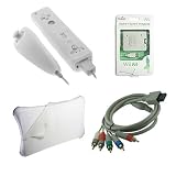 5in1 Accessory Bundle for Nintendo Wii -Clear SKIN CASE