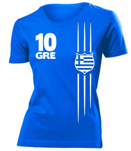 FUSSBALL EM 2016 – GRIECHENLAND FANSHIRT 3321(F-B) Gr. XL