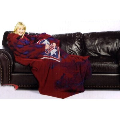 MLB Philadelphia Phillies Comfy Throw, Blanket with Sleeves "Smoke" Design at Amazon.com
