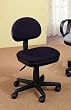 Black Adjustable Back & Height Office /Secretary /Student Chair