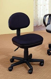 Black Adjustable Back & Height Office /Secretary /Student Chair