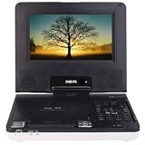 7 Philips DCP750/37 Widescreen Portable DVD Player w/iPod Dock (White/Black)