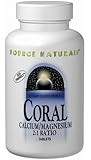 Source Naturals Coral Calcium/Magnesium 2:1 Ratio, 180 Tablets