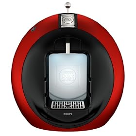 NESCAF� Dolce Gusto Circolo by Krups KP500640 Coffee Machine, Metallic Red, 15 Bar Pressure Pump