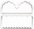 FOUR-C Cake Frill Cutters Fondant Cake Decorating Supplies Cutting Tools Color White