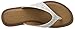 Skechers Cali Women's Indulge 2-Glam & Glitz Flip Flop, White, 8 US/8 B US