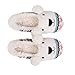 MiYang Women's Super Soft Bunny Roomy Slipper