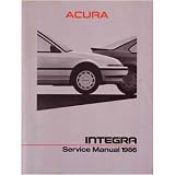 1986 ACURA INTEGRA Service Shop Repair Manual Book by Unknown