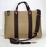 2WAY 帆布ビジネスバッグ SAND GLASS 3G41(ベージュ)