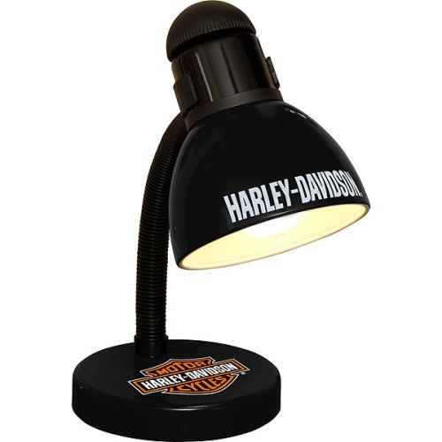 Black Harley Davidson Dorm Desk Lamp - 14.5Hx6W