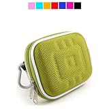 Cool Carrying Case for Garmin Nuvi Naviagator + Screen Protector Kit (Green Nylon)