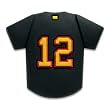CAPerz - Baseball Jersey No. 12 - Black/Yellow/Red