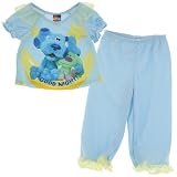 Blue's Clues Ruffled Good Night Pajamas for Baby and Toddler Girls