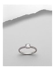 White CZ Ring In 92.5 Sterling Silver