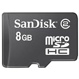 SanDisk microSDHC 8GB Class 2 Card