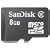 SanDisk 8GB microSDHC (SDSDQ-8192) Memory Card w/Adapter (Bulk Package)