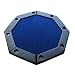 JP Commerce Padded Octagonal Folding Poker Table Top in Blue