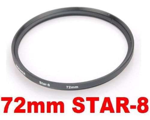 NEEWER® 72MM 8-Point Star Cross Twinkle Filter for ANY Camera Lens with 72MM Filter Thread
