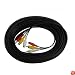Clover Electronics CA060M 60-Feet Power, Video, and Audio RCA Cable - Small (Black)