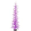 Whimsical Lavender Laser Artificial Christmas Tree 5'