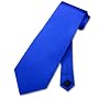 100% SILK Solid Dark BLUE Neck Tie. Men's NeckTie.