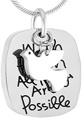 Casket Etcetera Dove Faith Urn Necklace