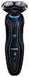 Philips YS521/17 Shave und Groom (Rasierer und Groomer in einem Produkt), schwarz/blau