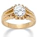 Men's DiamonUltra™ Cubic Zirconia Solitaire Ring