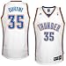 adidas Oklahoma City Thunder #35 Kevin Durant White Swingman Basketball Jersey