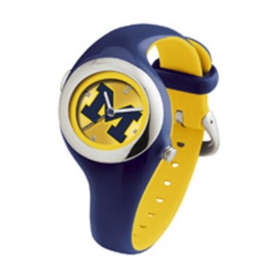 Nike Triax Swift Sync Analog NCAA University of Michigan Team Watch - Navy/Amarillo - WD0128-435