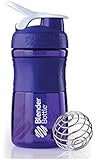 BlenderBottle SportMixer 20-ounce, Purple/White