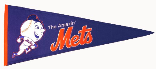 MLB New York Mets Medium Throwback Pennant