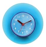Suction Cup Clock, Blue