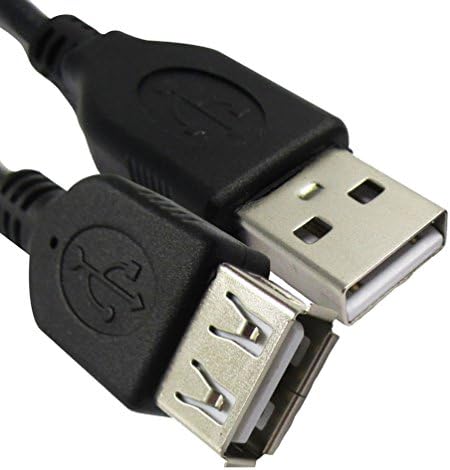 ReadyPlug® Charger Extension Cable for Nokia 130 Charger Extender Male to Female M/F Cable (6 Feet)